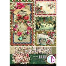गैलरी व्यूवर में इमेज लोड करें, Ciao Bella - A4 Creative Pad - Merry &amp; Bright. Includes 9 Sheets. Available at Embellish Away located in Bowmanville Ontario Canada.
