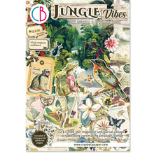 Load image into Gallery viewer, Ciao Bella - A4 Junk Journal &amp; Ephemera Book - Jungle Vibes. Includes 32 Pages. Available at Embellish Away located in Bowmanville Ontario Canada.
