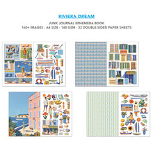 將圖片載入圖庫檢視器 Ciao Bella - A4 Junk Journal &amp; Ephemera Book - Riviera Dream. Includes 32 Pages. Available at Embellish Away located in Bowmanville Ontario Canada.
