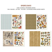 Load image into Gallery viewer, Ciao Bella - A4 Junk Journal &amp; Ephemera Book - Sports Days. Includes 32 Pages. Available at Embellish Away located in Bowmanville Ontario Canada.
