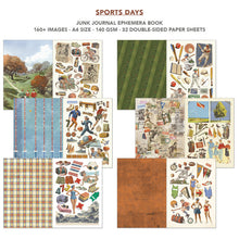 Load image into Gallery viewer, Ciao Bella - A4 Junk Journal &amp; Ephemera Book - Sports Days. Includes 32 Pages. Available at Embellish Away located in Bowmanville Ontario Canada.
