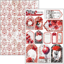Load image into Gallery viewer, Ciao Bella - Creative Pad A4 9/Pkg - Paris Je t’aime. An elegant and modern collection that celebrates Paris with a refined combination of white, black, and red details. Available at Embellish Away located in Bowmanville Ontario Canada
