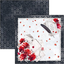Load image into Gallery viewer, Ciao Bella - Pad 12x12 - 12/Pkg - Paris Je t’aime. “Paris Je t’aime” is an elegant and modern collection that celebrates Paris with a refined combination of white, black, and red details. Available at Embellish Away located in Bowmanville Ontario Canada.
