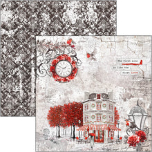 Load image into Gallery viewer, Ciao Bella - Pad 12x12 - 12/Pkg - Paris Je t’aime. “Paris Je t’aime” is an elegant and modern collection that celebrates Paris with a refined combination of white, black, and red details. Available at Embellish Away located in Bowmanville Ontario Canada.
