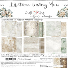 Charger l'image dans la galerie, Craft O'Clock - 8X8 Basics Paper Pad - Lifetime Loving You. 24 Double-sided sheets. Available at Embellish Away in Bowmanville Ontario Canada.
