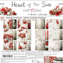 Charger l'image dans la galerie, Craft O'Clock - 8X8 Mix Paper Pad - Heart of the Sun. Available at Embellish Away located in Bowmanville Ontario Canada.
