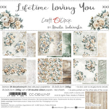 Charger l'image dans la galerie, Craft O'Clock - 8X8 Paper Pad - Lifetime Loving You. 24 Double-sided sheets. Available at Embellish Away in Bowmanville Ontario Canada.
