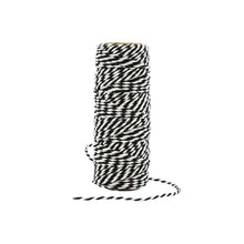 Load image into Gallery viewer, Craft Perfect - Striped Bakers Twine. Craft Perfect Striped Bakers Twine is a classic baker's twine style and a high-quality cord making it perfect for decorating a number of paper craft and mixed media projects. Available at Embellish Away located in Bowmanville Ontario Canada.
