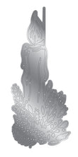 Load image into Gallery viewer, Crafter's Companion - Die - Christmas by Candlelight - Traditional Candle. Size: 2.4'' x 5.7'' Available at Embellish Away in Bowmanville Ontario Canada.
