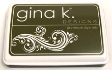 Charger l'image dans la galerie, Gina K. Designs - Ink Pad - Select Drop Down. These Ink Pads are Acid Free and PH-Neutral. Large raised pad for easy inking. Coordinates with other Color Companions products including ribbon, buttons, card stock and re-inkers. Each sold separately. Available at Embellish Away located in Bowmanville Ontario Canada. Dark Sage

