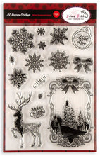 Cargar imagen en el visor de la galería, Dawn Bibby - Stamp - Art Nouveau. - Winter Wonderland. Available at Embellish Away located in Bowmanville Ontario Canada.
