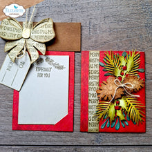 Cargar imagen en el visor de la galería, Elizabeth Craft - Clear Stamp - Warm Wishes Sentiments. Includes 14 stamps. Available at Embellish Away located in Bowmanville Ontario Canada. Example by Elizabeth Crafts brand ambassador.
