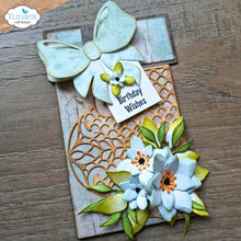 Cargar imagen en el visor de la galería, Elizabeth Craft - Clear Stamp - Warm Wishes Sentiments. Includes 14 stamps. Available at Embellish Away located in Bowmanville Ontario Canada. Example by Elizabeth Crafts brand ambassador.
