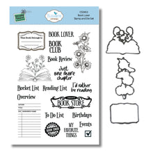 Charger l'image dans la galerie, Elizabeth Craft - Clear Stamp &amp; Die Combo - Book Lover. Stamp Set Size: A5 - 5.9" x 8.3". Available at Embellish Away located in Bowmanville Ontario Canada.
