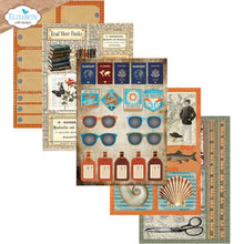 Cargar imagen en el visor de la galería, Elizabeth Craft - Patterned Cardstock Pad - Everyday Ephemera 2. Paper Size: 5.8" x 8.3". Available at Embellish Away in Bowmanville Ontario Canada.
