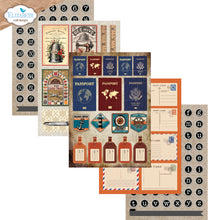 Cargar imagen en el visor de la galería, Elizabeth Craft - Patterned Cardstock Pad - Everyday Ephemera 2. Paper Size: 5.8" x 8.3". Available at Embellish Away in Bowmanville Ontario Canada.
