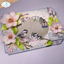Charger l'image dans la galerie, Creates 5 sizes of elegant 3D magnolia flowers perfect for adding depth and layers to your floral designs. At Embellish Away in Bowmanville Ontario Canada. Example by brand ambassador.
