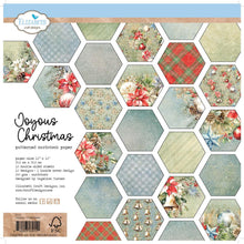 Load image into Gallery viewer, Elizabeth Crafts - Double-Sided Cardstock Pack 12X12 - Joyous Christmas. The perfect start to scrapbook pages, cards and more! Paper Size: 12 x 12 (30.5 cm x 30.5 cm) 80 lb - Printed Cardstock. Available at Embellish Away located in Bowmanville Ontario Canada.
