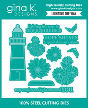 Load image into Gallery viewer, Gina K. Designs - BUNDLE - Stamp, Die Set &amp; Stencil - Lighting the Way. Set by Lisa Hetrick. At Embellish Away in Bowmanville Ontario Canada.

