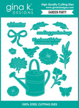 Load image into Gallery viewer, Gina K. Designs - BUNDLE - Stamp, Die &amp; Stencil Set - Garden Party. Set by Lisa Hetrick. Available at Embellish Away in Bowmanville Ontario Canada.
