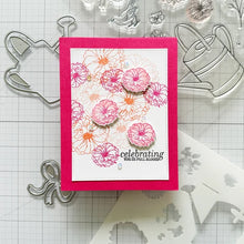 Load image into Gallery viewer, Gina K. Designs - BUNDLE - Stamp, Die &amp; Stencil Set - Garden Party. Set by Lisa Hetrick. Available at Embellish Away in Bowmanville Ontario Canada. Example by Lisa Hetrick.
