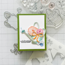 Load image into Gallery viewer, Gina K. Designs - BUNDLE - Stamp, Die &amp; Stencil Set - Garden Party. Set by Lisa Hetrick. Available at Embellish Away in Bowmanville Ontario Canada. Example by Lisa Hetrick.
