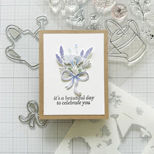 Load image into Gallery viewer, Gina K. Designs - BUNDLE - Stamp, Die &amp; Stencil Set - Garden Party. Set by Lisa Hetrick. Available at Embellish Away in Bowmanville Ontario Canada. Example by Lisa Hetrick.
