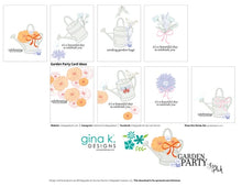 Load image into Gallery viewer, Gina K. Designs - BUNDLE - Stamp, Die &amp; Stencil Set - Garden Party. Set by Lisa Hetrick. Available at Embellish Away in Bowmanville Ontario Canada. Example by Lisa Hetrick.
