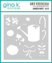 Load image into Gallery viewer, Gina K. Designs - BUNDLE - Stamp, Die &amp; Stencil Set - Garden Party. Set by Lisa Hetrick. Available at Embellish Away in Bowmanville Ontario Canada.
