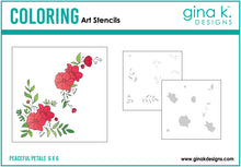 गैलरी व्यूवर में इमेज लोड करें, Gina K. Designs - BUNDLE - Stamp, Die &amp; Stencil Set - Peaceful Petals. Set by Gina K. Designs. At Embellish Away in Bowmanville Ontario Canada.
