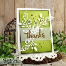 Load image into Gallery viewer, Gina K. Designs - Background Stamp - Gauze. Gauze is a stamp set by Gina K Designs. This set is made of premium clear photopolymer and measures 6" X 6". Made in the USA. Available at Embellish Away located in Bowmanville Ontario Canada. Example by Sheri Gibson.
