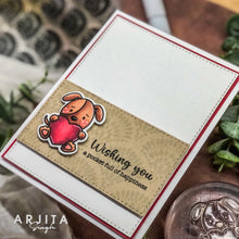 Charger l'image dans la galerie, Gina K. Designs - Background Stamp - Ornate Fans. Ornate Fans is a stamp set by Arjita Singh. This set is made of premium clear photopolymer and measures 4" X 6". Available at Embellish Away located in Bowmanville Ontario Canada. Example by Arjita Singh
