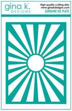 Load image into Gallery viewer, Gina K. Designs - Die Plate - Sunshine. Available at Embellish Away located in Bowmanville Ontario Canada.
