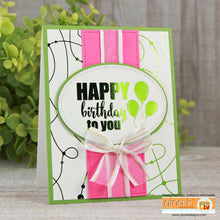 Load image into Gallery viewer, Gina K. Designs - Foil-Mates Remix - 4.25 x 5.5 - Dots &amp; Strings. Add sparkle and shine with Foils. Available at Embellish Away located in Bowmanville Ontario. Example by Juliana Michaels for Gina K Designs.
