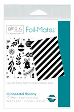 將圖片載入圖庫檢視器 Gina K. Designs - Foil-Mates Remix - 4.25 x 5.5 - Ornamental Holiday. Add sparkle and shine with Foils. Available at Embellish Away in Bowmanville Ontario.
