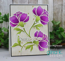 Charger l'image dans la galerie, Gina K. Designs Poly-Glaze Foiling Sheets - Autumn Delight. Includes 6 sheets – 4 1/4” X 5 1/2”. At Embellish Away in Bowmanville Ontario Canada. Card example by Karen Hightower.
