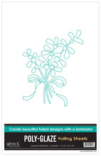 Load image into Gallery viewer, Gina K. Designs Poly-Glaze Foiling Sheets - Layered Mistletoe. This package includes 6 sheets – 5 1/2” X 8 1/2”. At Embellish Away in Bowmanville Ontario Canada.
