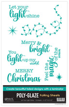 Load image into Gallery viewer, Gina K. Designs Poly-Glaze Foiling Sheets - Let Your Light Shine. Includes 10 sheets – 5 1/2” X 8 1/2”. At Embellish Away in Bowmanville Ontario Canada.
