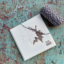 Charger l'image dans la galerie, Big Thanks is a stamp set by Debrah Warner. This set is made of premium clear photopolymer and measures 6" X 8". Made in the USA. FEATURES thanks, greetings. Available at Embellish Away located in Bowmanville Ontario Canada. Example by brand ambassador.
