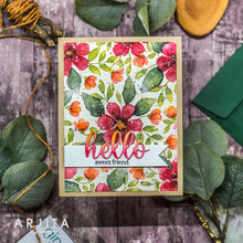 Charger l'image dans la galerie, Gina K. Designs - Stamp - Blossoms in Bloom. Stamp set by Arjita Singh. Available at Embellish Away located in Bowmanville Ontario Canada. Example by Arjita Singh.
