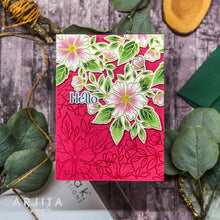 Charger l'image dans la galerie, Gina K. Designs - Stamp - Blossoms in Bloom. Stamp set by Arjita Singh. Available at Embellish Away located in Bowmanville Ontario Canada. Example by Arjita Singh.
