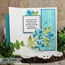 Load image into Gallery viewer, Gina K. Designs - Stamp - Say it all Sentiments. Say it All Sentiments is a stamp set by Hannah Drapinski. This set is made of premium clear photopolymer and measures 6" X 8". Made in the USA. Available at Embellish Away located in Bowmanville Ontario Canada. Example by brand ambassador.
