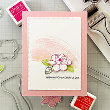 Load image into Gallery viewer, Gina K. Designs - Stamp &amp; Die Set - Always Thinking of You. Always Thinking of You is a stamp set by Lisa Hetrick. This set is made of premium clear photopolymer and measures 6" X 8". Made in the USA. Available at Embellish Away located in Bowmanville Ontario Canada. Examples for personal use by Lisa Hetrick.
