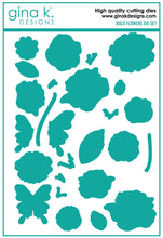 Load image into Gallery viewer, Gina K. Designs - Stamp &amp; Die Set - Bold Flowers. Bold Flowers is the newest collection of big blooms from Melanie Muenchinger, perfect for all your inky techniques! Available at Embellish Away located in Bowmanville Ontario Canada.
