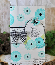 將圖片載入圖庫檢視器 Gina K. Designs - Stamp &amp; Die Set - Bold and Blooming. Available at Embellish Away located in Bowmanville Ontario Canada. Card example by Karen Hightower.
