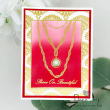 Charger l'image dans la galerie, Gina K. Designs - Stamp &amp; Die Set - Celebrate in Style. Set by Melanie Munchinger. Available at Embellish Away located in Bowmanville Ontario Canada. Example by Dana Joy.
