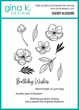 Load image into Gallery viewer, Gina K. Designs - BUNDLE - Stamp, Die Set &amp; Stencil - Cherry Blossom. Available at Embellish Away located in Bowmanville Ontario Canada.
