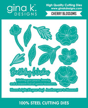 Load image into Gallery viewer, Gina K. Designs - BUNDLE - Stamp, Die Set &amp; Stencil - Cherry Blossom. Available at Embellish Away located in Bowmanville Ontario Canada.
