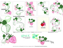 Load image into Gallery viewer, Gina K. Designs - Stamp &amp; Die Set - Every Day Amazing. Every Day Amazing is a stamp set by Lisa Hetrick. This set is made of premium clear photopolymer and measures 6" X 8". Made in the USA. Available at Embellish Away located in Bowmanville Ontario Canada. Inspiration board by Lisa Hetrick.
