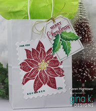 Cargar imagen en el visor de la galería, Gina K. Designs - Stamp &amp; Die Set - Festive Bloom. Set by Gina K Designs. At Embellish Away in Bowmanville Ontario Canada. Example by Karen Hightower.
